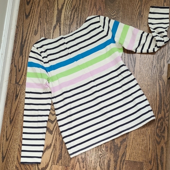 Talbots Striped Long Sleeve Tee - Picture 4 of 4